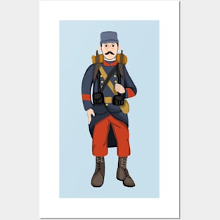 French Marine (Large Design) Posters and Art